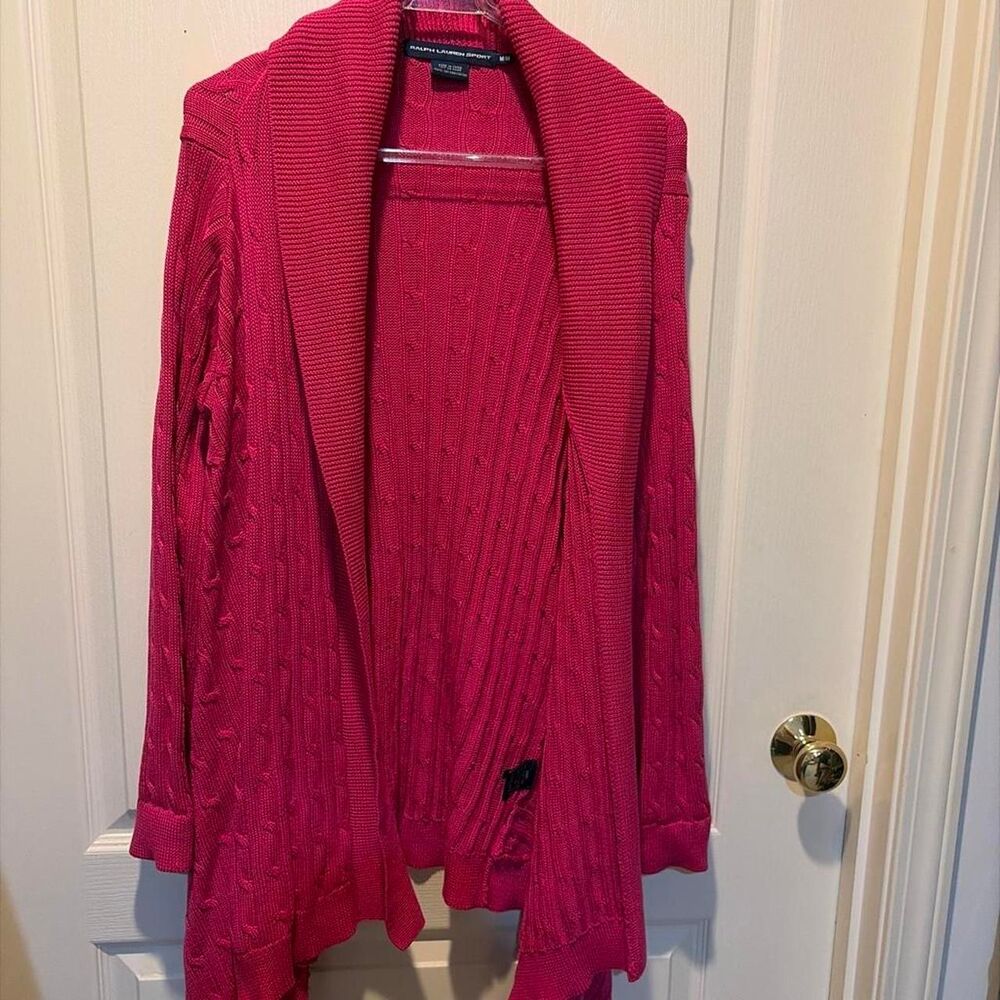Ralph-lauren Women's Pink and Red Cardigan